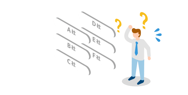 図：製品が多すぎる