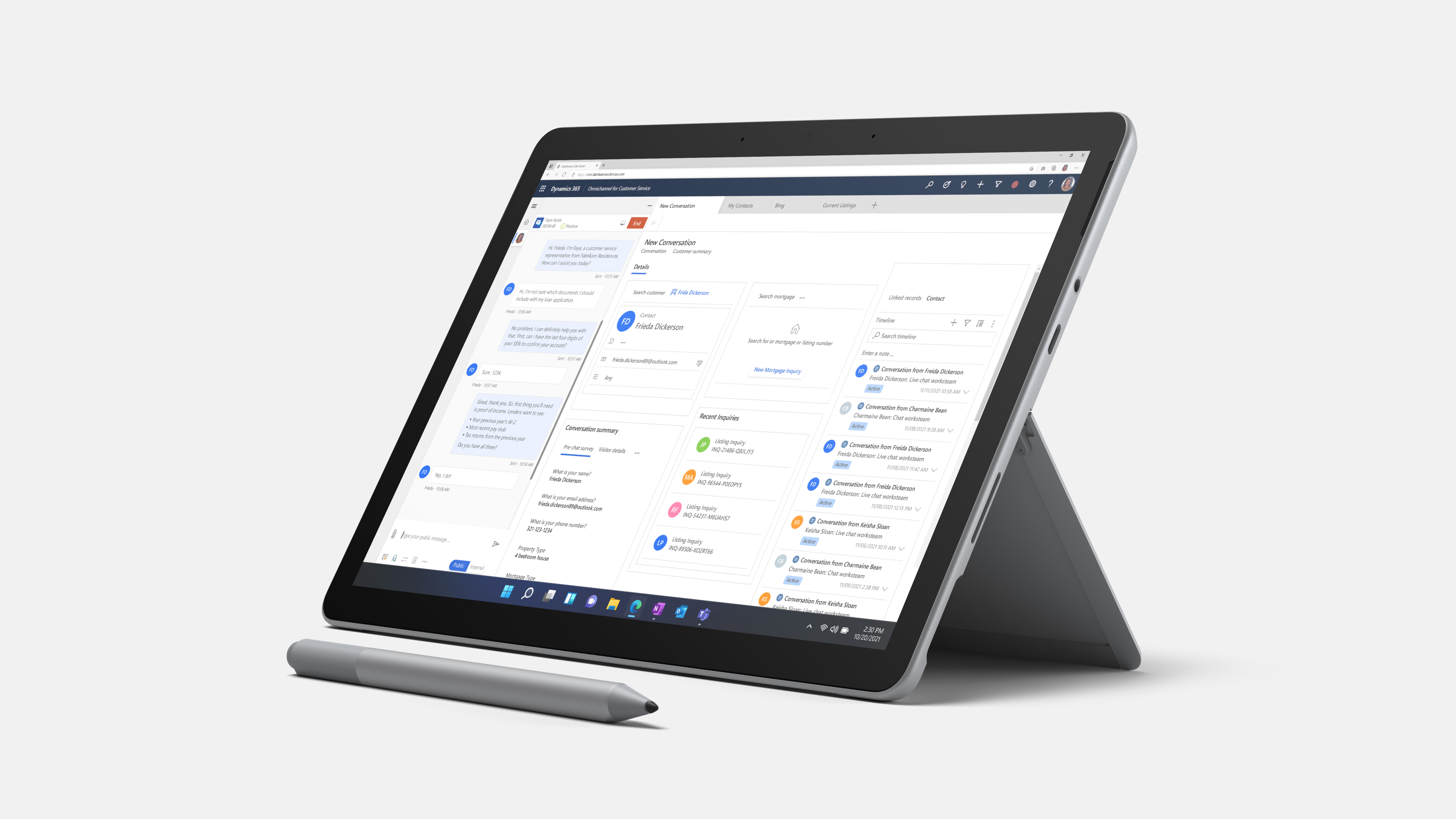 画像：Surface Go 3 LTE Advancedモデル