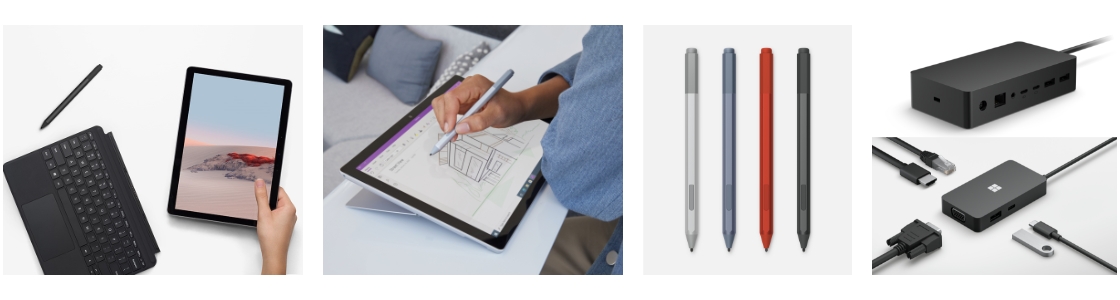 画像：Surfaceアクセサリーの製品群