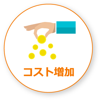 コスト増加
