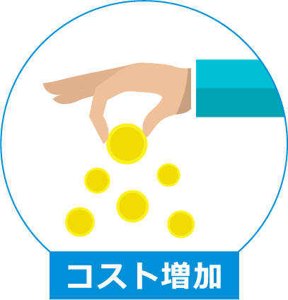 コスト増加