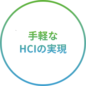 手軽なHCIの実現