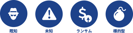 マルウェアを使った攻撃例の画像